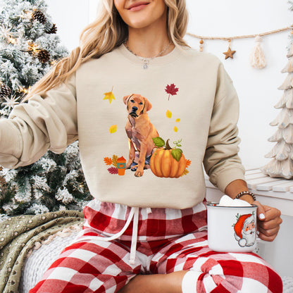 Red Fox Labrador Fall Sweatshirt, Labrador Retriever Gifts, Red Fox Labrador Mom, Christmas Stocking Stuffer, Fox Red Labrador Shirt ywd4kc-br.myshopify.com