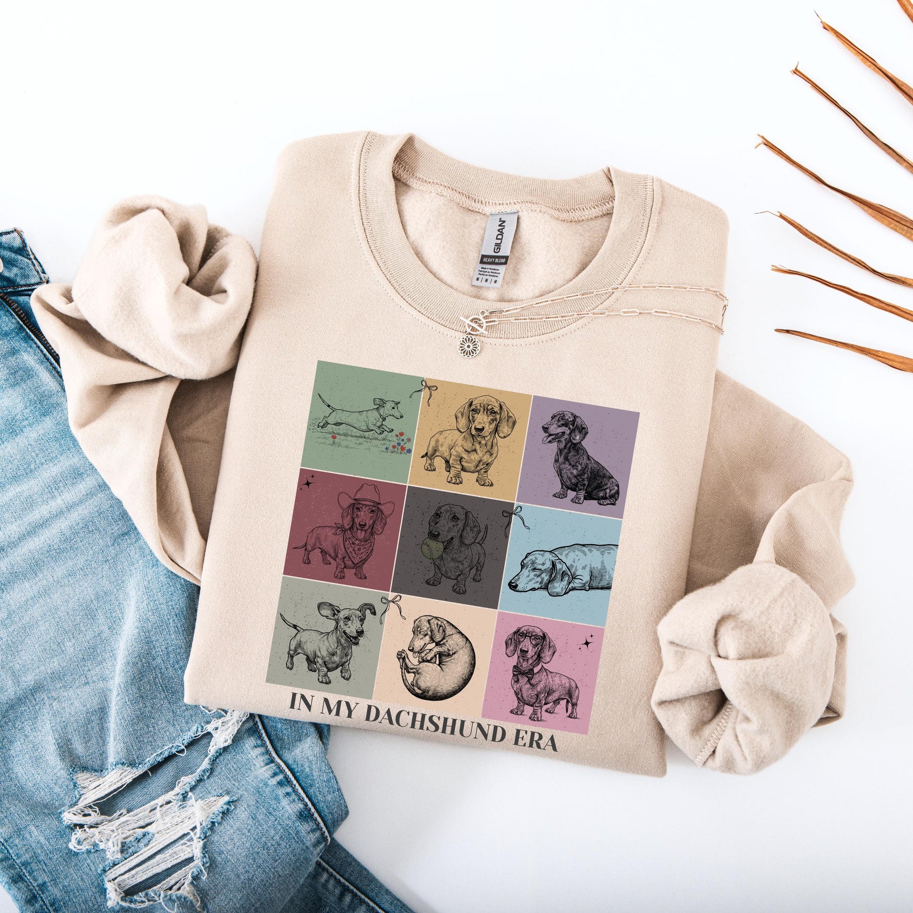 Retro In My Dachshund Era Shirt, Sweatshirt ywd4kc-br.myshopify.com
