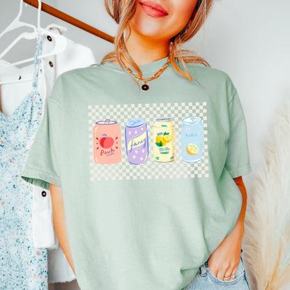 Retro Peach Soda T-Shirt ywd4kc-br.myshopify.com