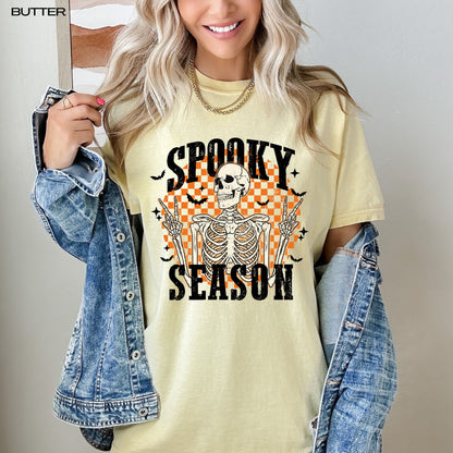 Retro Spooky Season Skeleton Shirt ywd4kc-br.myshopify.com