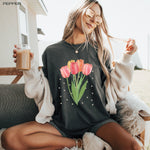 Romantic Tulip T-Shirt ywd4kc-br.myshopify.com