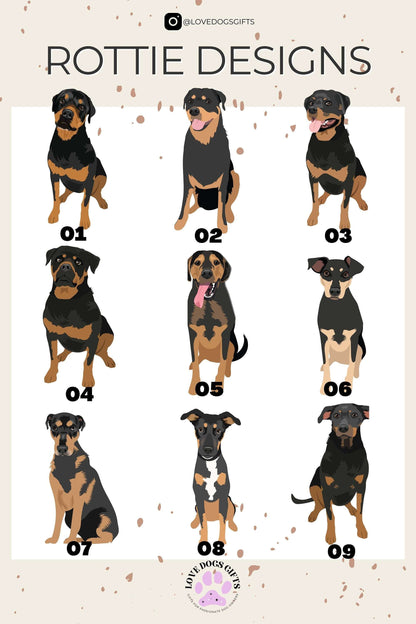 Rottweiler whiskey glass ywd4kc-br.myshopify.com