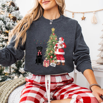 Santas Favorite Labrador Sweatshirt, Christmas labrador retriever gift, yelow lab shirt, black labrador puppy, red fox labrador dog mom gift ywd4kc-br.myshopify.com