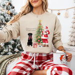 Santas Favorite Labrador Sweatshirt, Christmas labrador retriever gift, yelow lab shirt, black labrador puppy, red fox labrador dog mom gift ywd4kc-br.myshopify.com