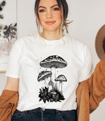 Scandinavian Mushroom Shirt | Black And White ywd4kc-br.myshopify.com