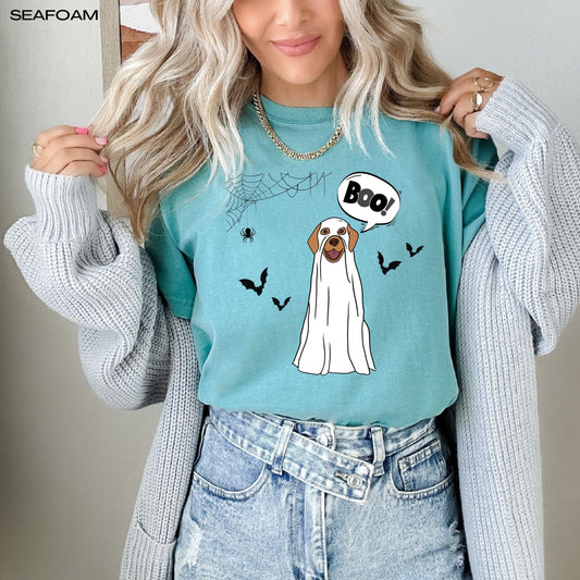 Spooky Labrador Retriever Ghost Shirt ywd4kc-br.myshopify.com