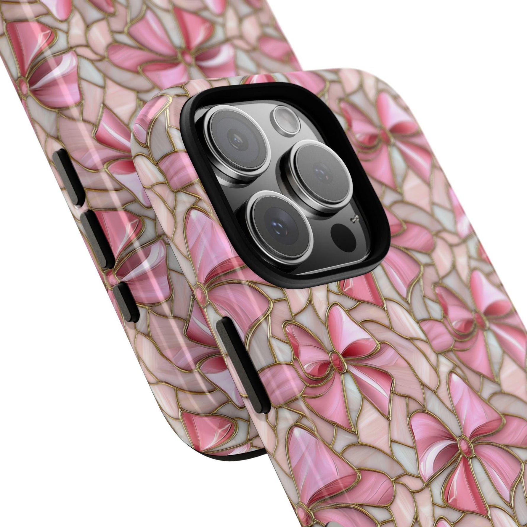 Stained Glass Bows Phone Case | iPhone, Samsung, Pixel ywd4kc-br.myshopify.com