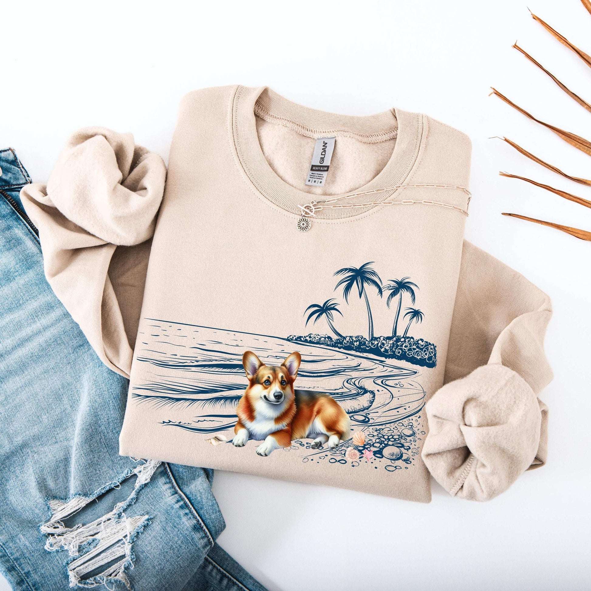Take Me To The Beach Corgi Dog Shirt ywd4kc-br.myshopify.com