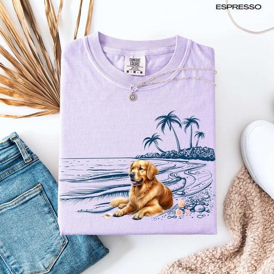 Take Me To The Beach Golden Dog Shirt ywd4kc-br.myshopify.com