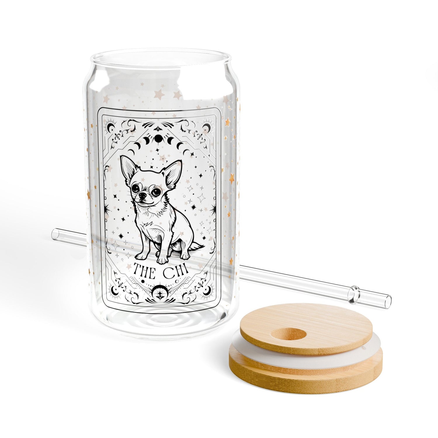 Tarot Chihuahua Tumbler Glass ywd4kc-br.myshopify.com