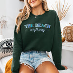 The Beach Is My Therapy Sweatshirt ywd4kc-br.myshopify.com