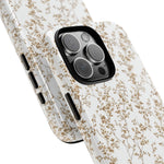 Toile De Jouy Gold Flower Phone Case | iPhone, Samsung, Pixel ywd4kc-br.myshopify.com