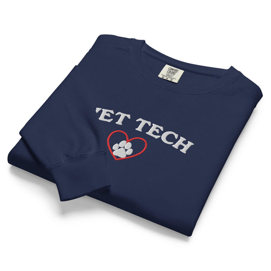 Vet Tech Sweatshirt | Veterinary Technician | Embroidered ywd4kc-br.myshopify.com