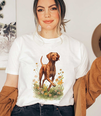 Vizsla Meadow T-Shirt ywd4kc-br.myshopify.com