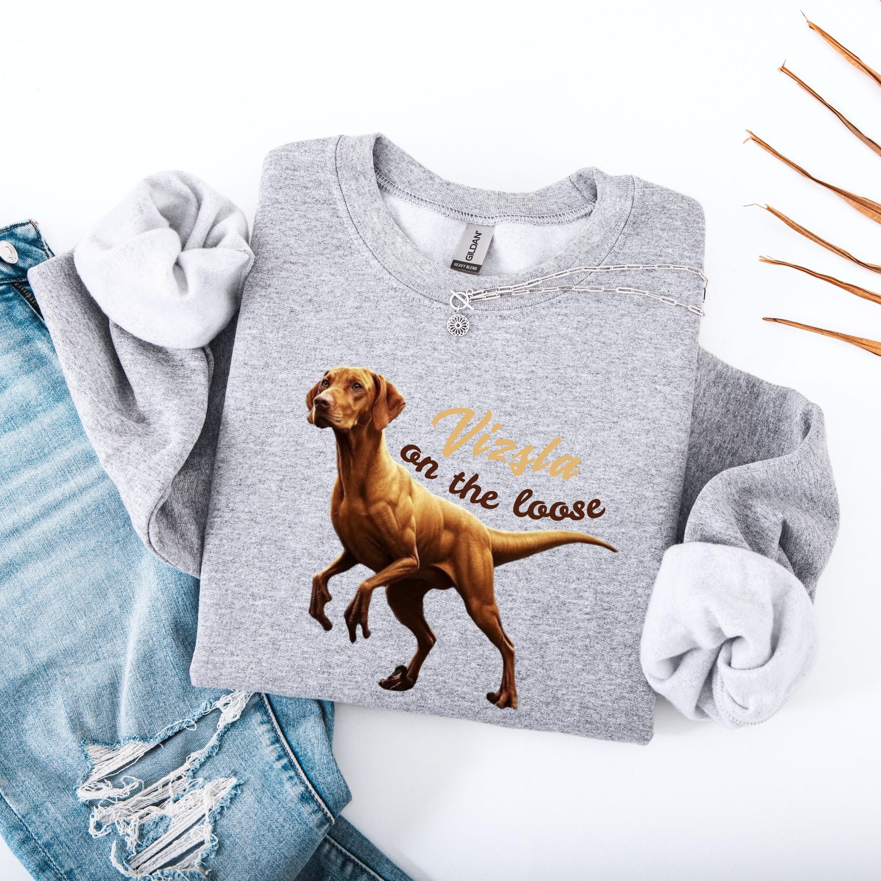 Vizsla Raptor On The Loose Shirt | Vizsla Mom Sweatshirt ywd4kc-br.myshopify.com