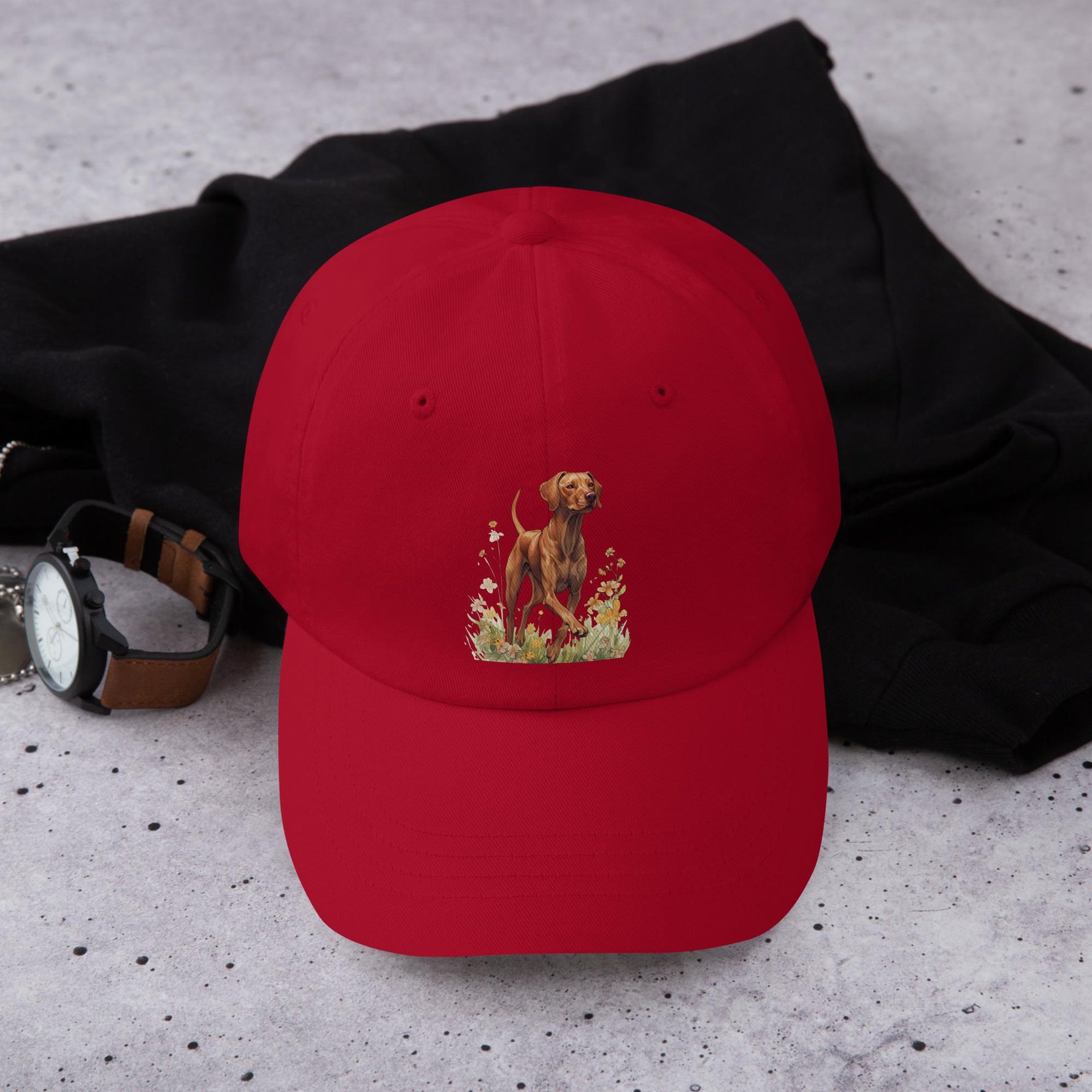 Vizsla Wildflower Hat | Hungarian Pointer Mom Gift ywd4kc-br.myshopify.com
