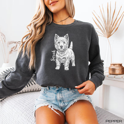 West Highland Terrier Sweatshirt: Westie Mom Gift ywd4kc-br.myshopify.com
