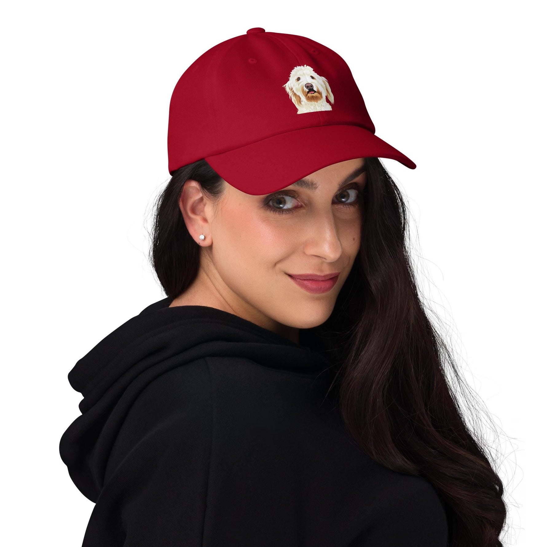 White Goldendoodle Hat | Unisex | DTF Printing | Doodle Mama Gift ywd4kc-br.myshopify.com