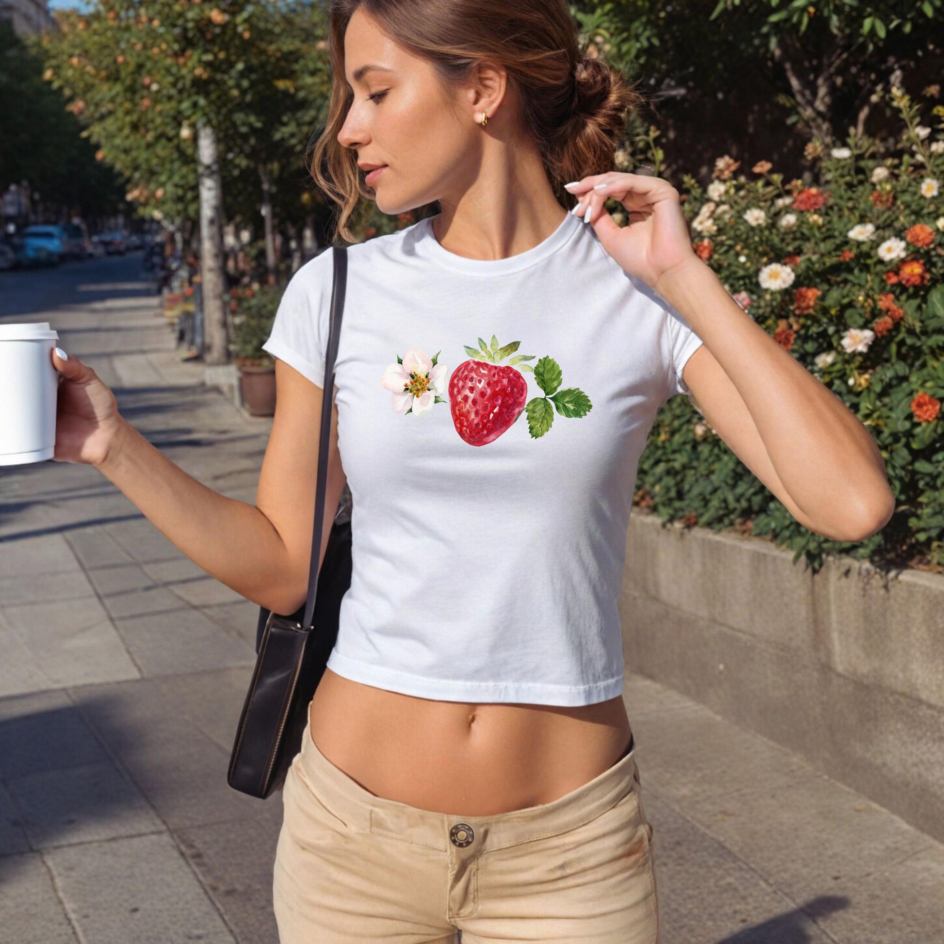 Wild Strawberry Baby Tee | Cutecore Trends ywd4kc-br.myshopify.com