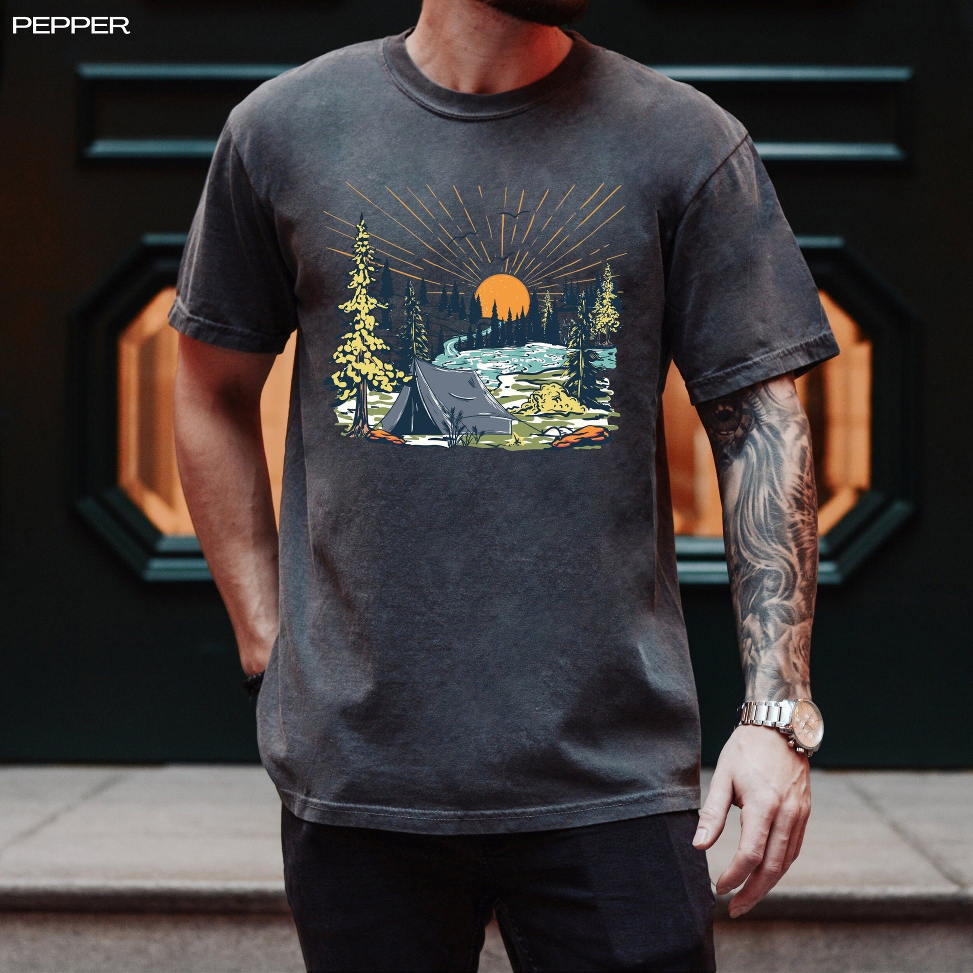Wild Sunset Camping Shirt ywd4kc-br.myshopify.com