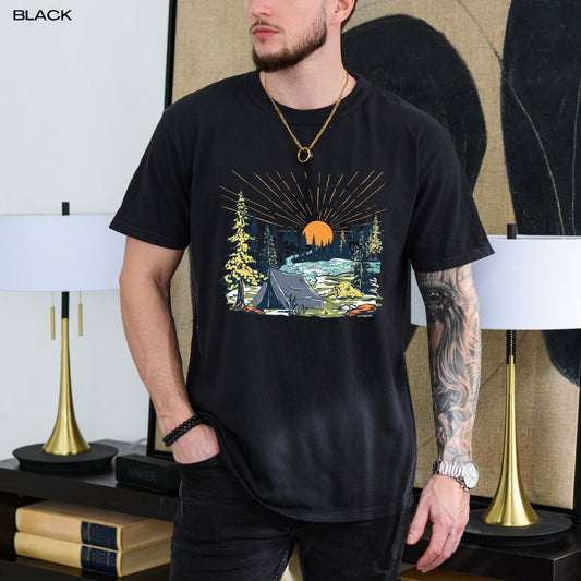 Wild Sunset Camping Shirt ywd4kc-br.myshopify.com