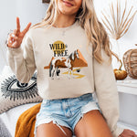 Wild and Free Western Texas Girl Sweatshirt ywd4kc-br.myshopify.com