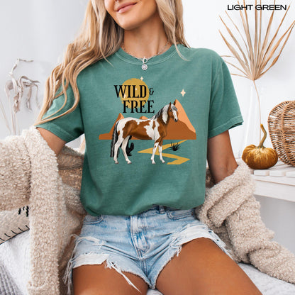 Wild and Free Western Texas Girl Sweatshirt ywd4kc-br.myshopify.com