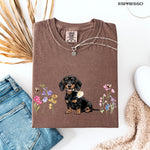Wildflower Dachshund Puppy Shirt, Sweatshirt, Hoodie ywd4kc-br.myshopify.com
