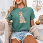Wildflower Golden Doodle Dog Shirt ywd4kc-br.myshopify.com