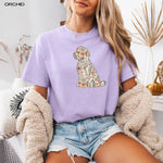 Wildflower Golden Doodle Dog Shirt ywd4kc-br.myshopify.com