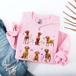 Wildflower Hungarian Vizsla Dog Shirt ywd4kc-br.myshopify.com