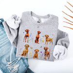 Wildflower Hungarian Vizsla Dog Shirt ywd4kc-br.myshopify.com