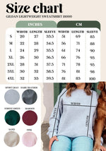 Gildan 18000 lightweight sweatshirt size chart for Love Dogs Gifts dog mom gift store