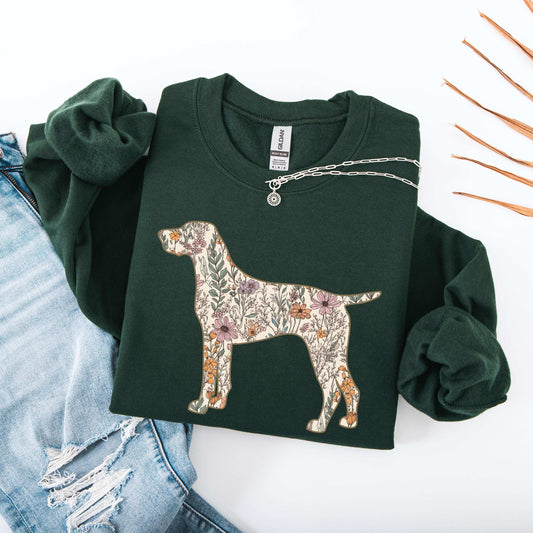 Wildflower Vizsla Shirt ywd4kc-br.myshopify.com