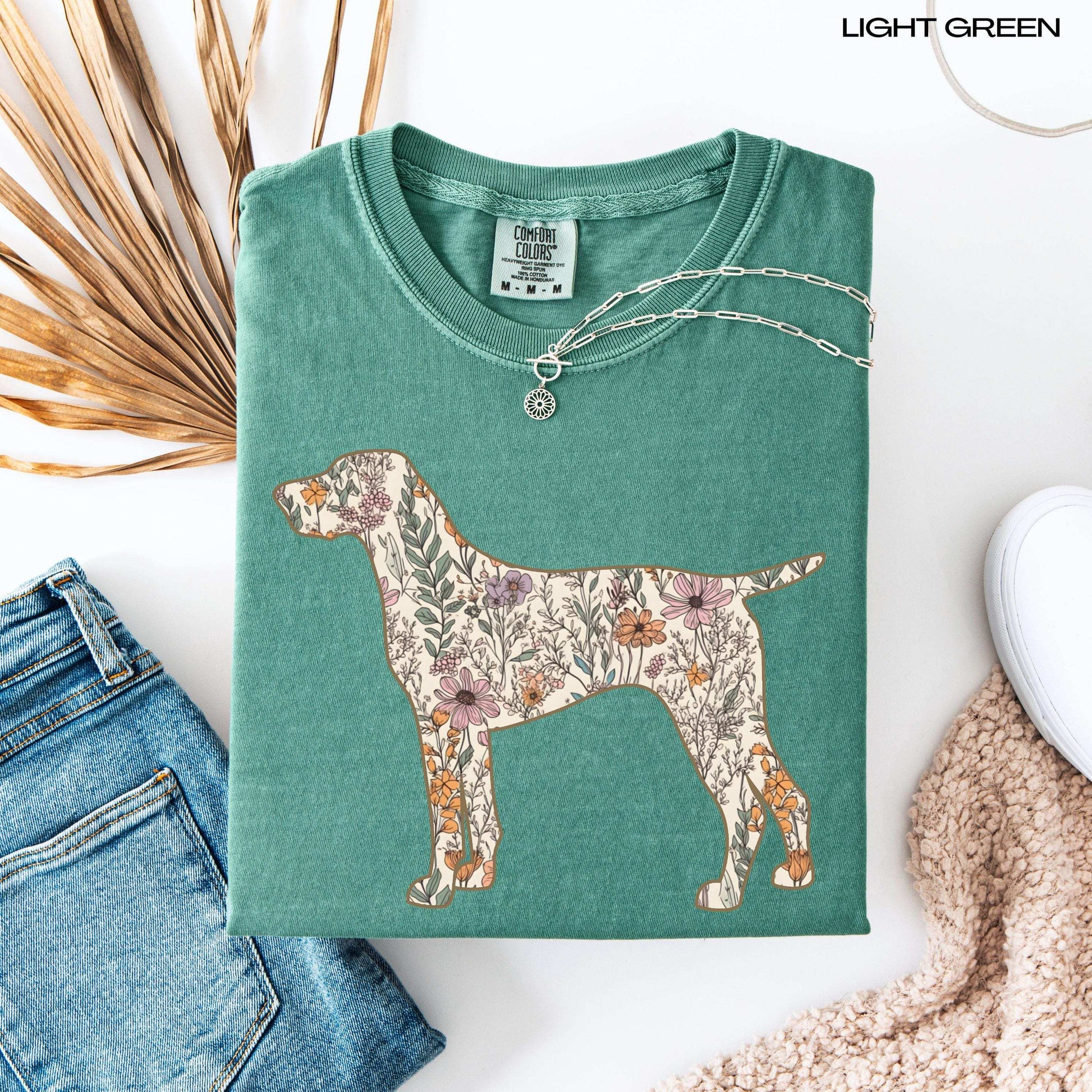 Wildflower Vizsla Shirt ywd4kc-br.myshopify.com