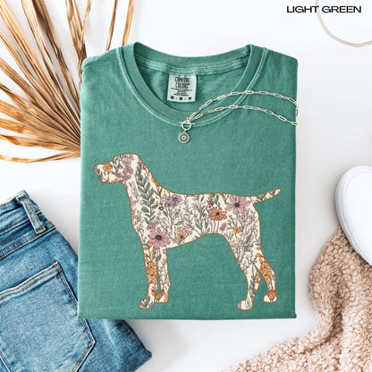 Wildflower Vizsla Shirt ywd4kc-br.myshopify.com
