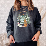 Winter Goldendoodle Sweatshirt, Christmas Golden Doodle Gifts, Dog Mom Sweatshirt, Goldendoodle Christmas Sweater, Cockapoo Pullover ywd4kc-br.myshopify.com