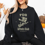 Witch Club Pug Sweatshirt | Halloween Pug Mama Gift ywd4kc-br.myshopify.com