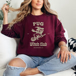 Witch Club Pug Sweatshirt | Halloween Pug Mama Gift ywd4kc-br.myshopify.com