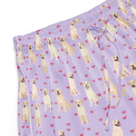 Yellow Labrador Pajama Shorts for Women ywd4kc-br.myshopify.com