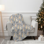 Yellow Labrador Retriever blanket with paws ywd4kc-br.myshopify.com