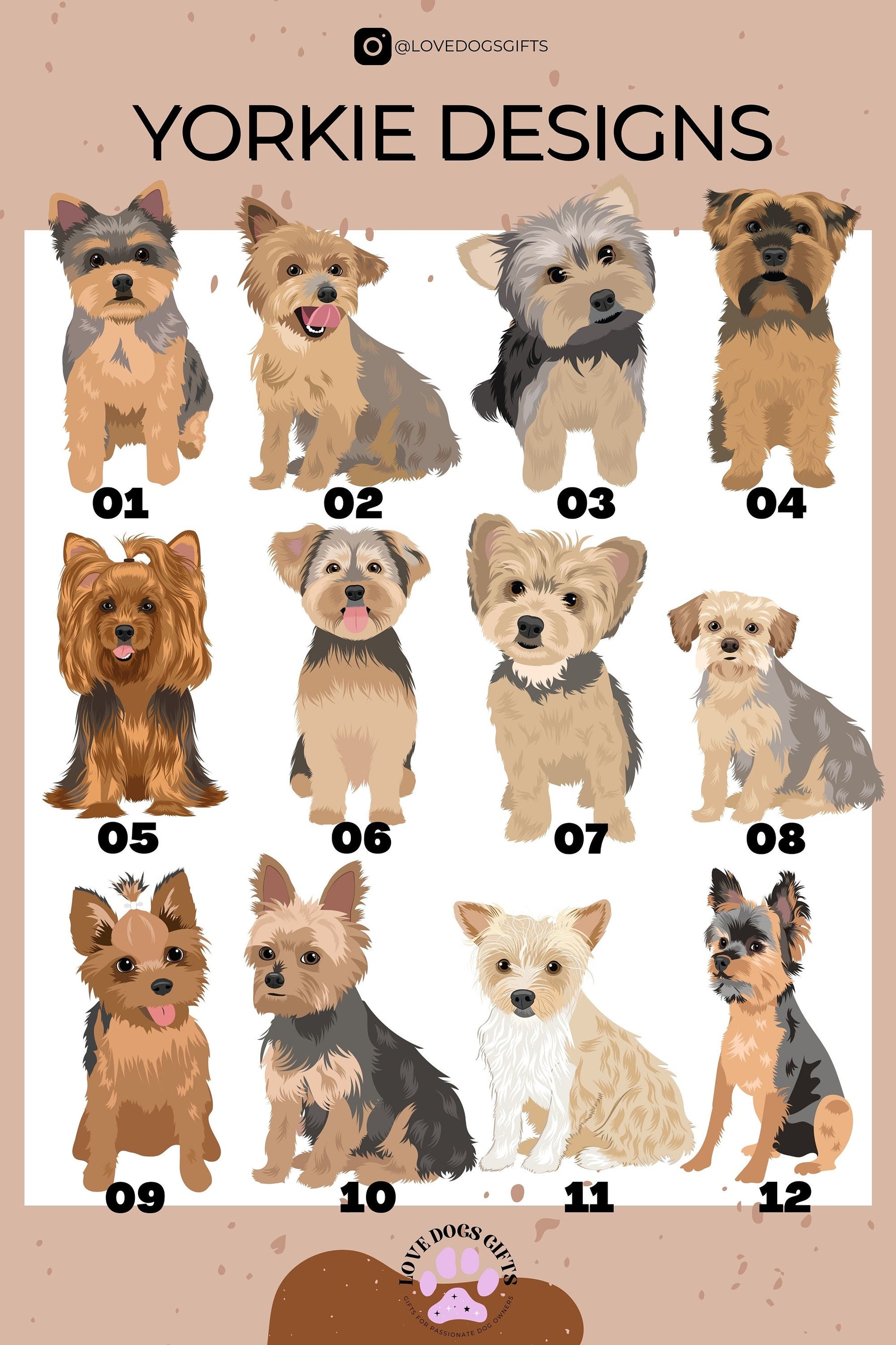 Yorkshire Terrier Sweatshirt | With a Dogs Name ywd4kc-br.myshopify.com