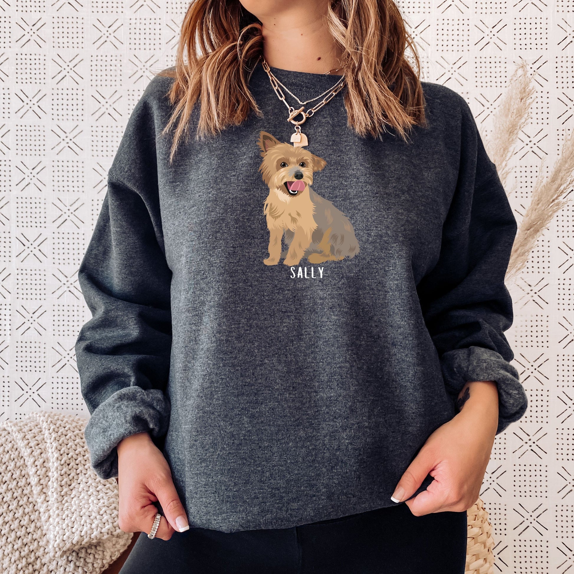 Yorkshire Terrier Sweatshirt | With a Dogs Name ywd4kc-br.myshopify.com