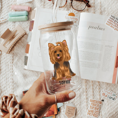 Yorkshire Terrier Tumbler Glass ywd4kc-br.myshopify.com