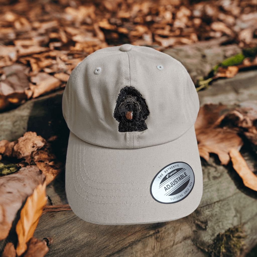 Black Goldendoodle Dog Hat