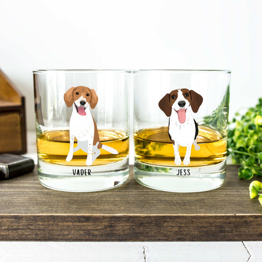 Beagle whiskey glass, beagle gifts, beagle dad gift, wedding gift, beagle welcome drink, husband gifts, boyfriend birthday gift