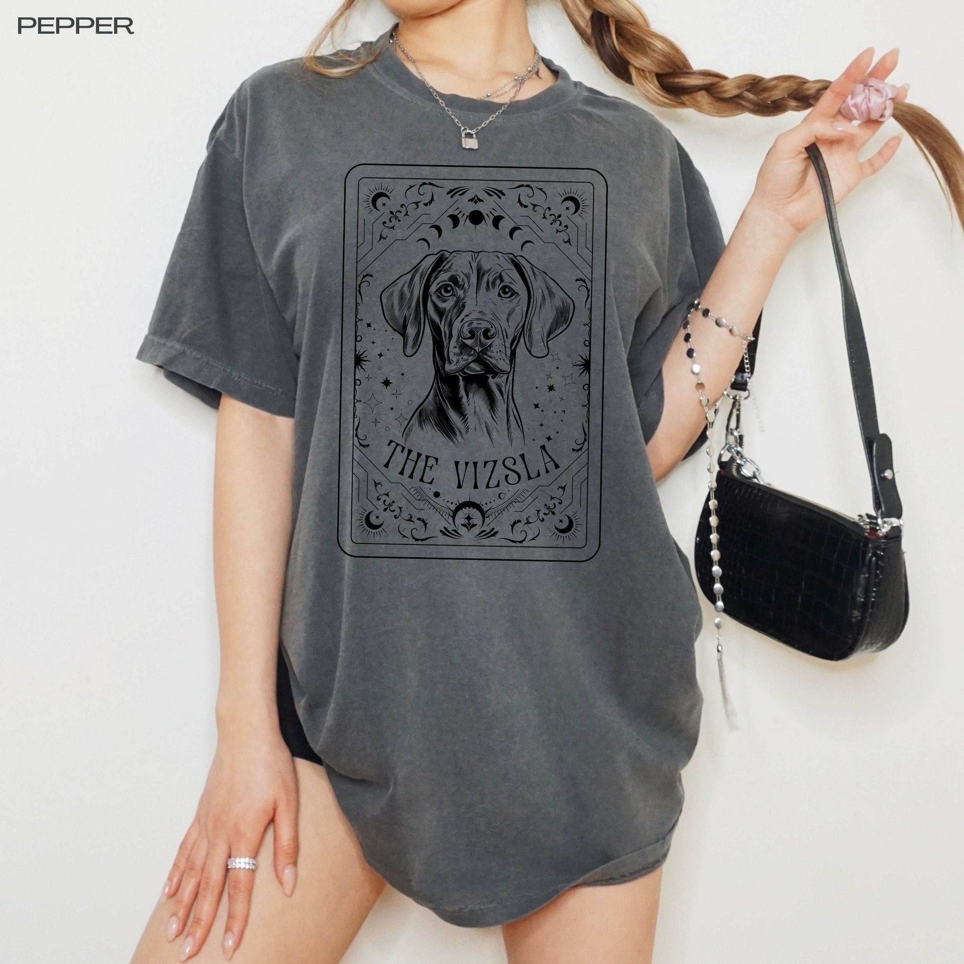 Hungarian Pointer Vizsla Shirt Tarot, vizsla gift, comfort colors shirt, dog mom shirt, vizsla mom tee, summer trend, daughter gift for her
