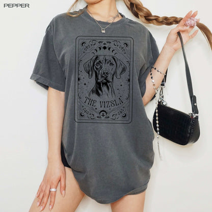 Hungarian Pointer Vizsla Shirt Tarot, vizsla gift, comfort colors shirt, dog mom shirt, vizsla mom tee, summer trend, daughter gift for her