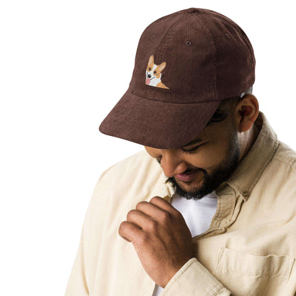 Embroidered Corgi Hat, Corgi Dad Hat, Welsh corgi gift, I love corgi mom Christmas stocking stuffer, corgi xmas gift, fall corgi