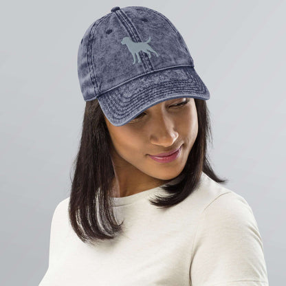 Silver Labrador Hat, labrador gift, lab mom hat, labrador dad gift, wife birthday gift, best friend gift for her, labrador lover hat